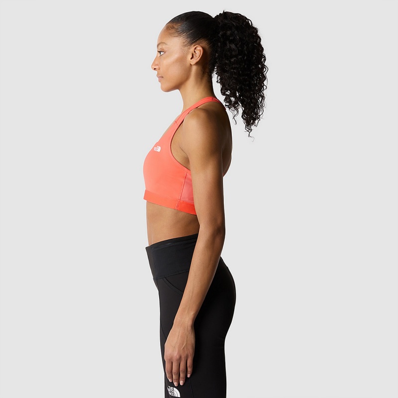 The North Face Movmynt Bra Radiant Orange | XLOHDZ-759