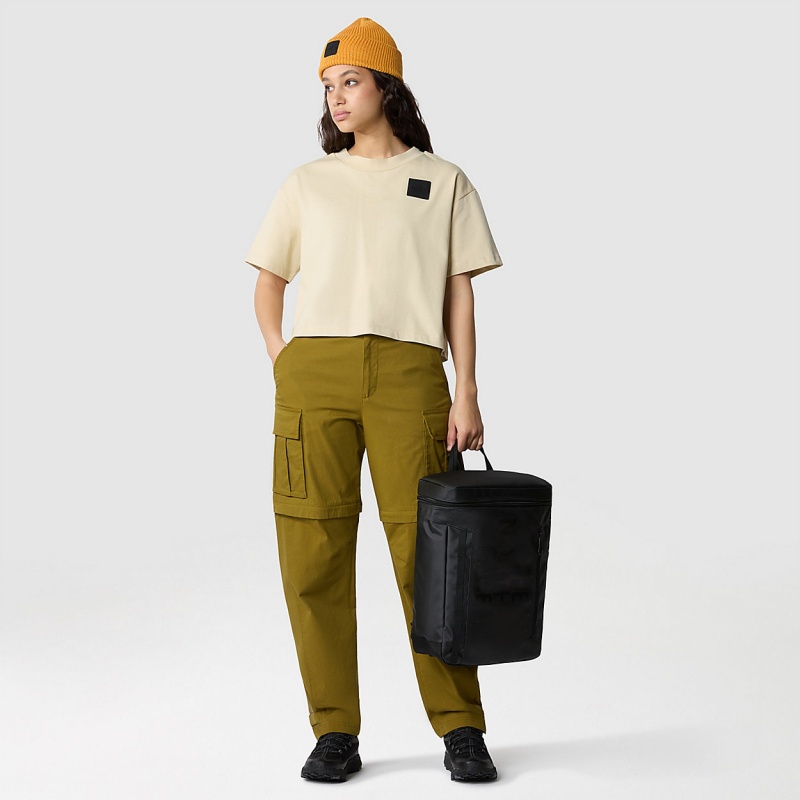 The North Face NSE Patch T-Shirt Gravel | PJFGHM-892