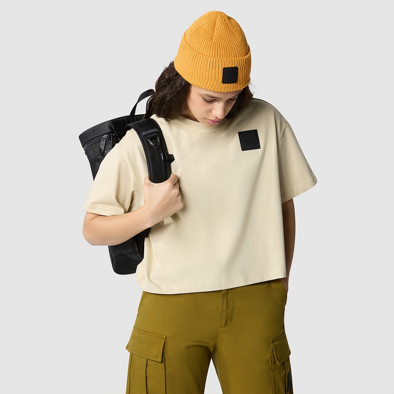 The North Face NSE Patch T-Shirt Gravel | PJFGHM-892