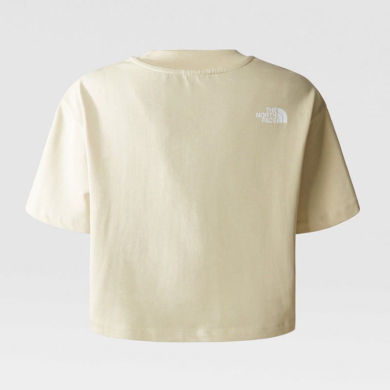 The North Face NSE Patch T-Shirt Gravel | PJFGHM-892