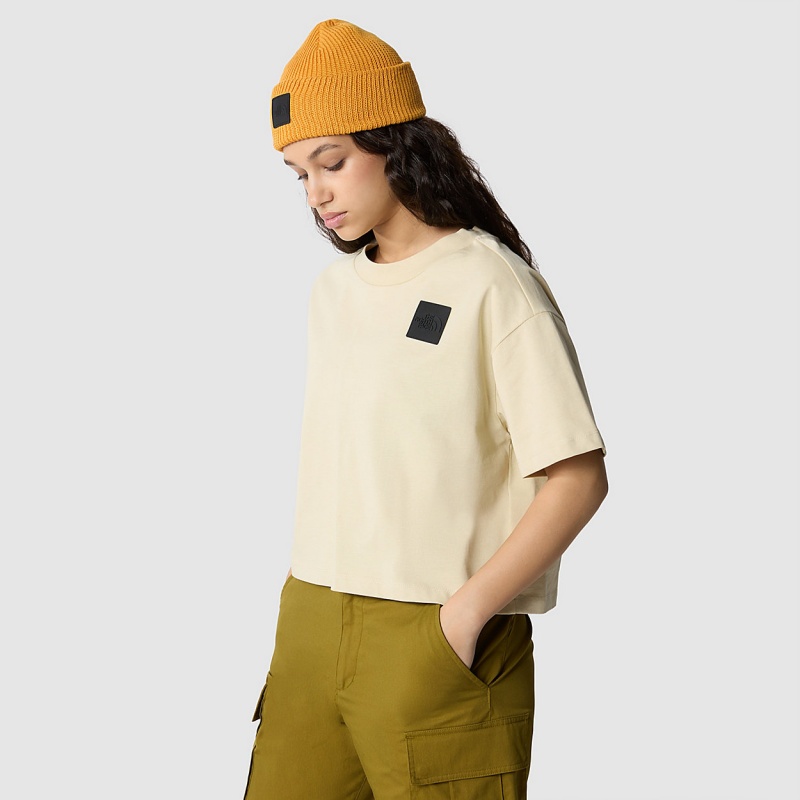 The North Face NSE Patch T-Shirt Gravel | PJFGHM-892