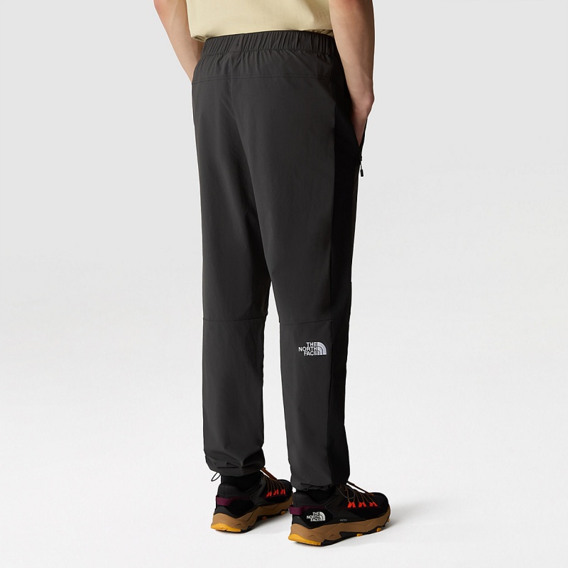 The North Face NSE Shell Suit Trousers Asphalt Grey - Tnf Black | SVWIEY-863