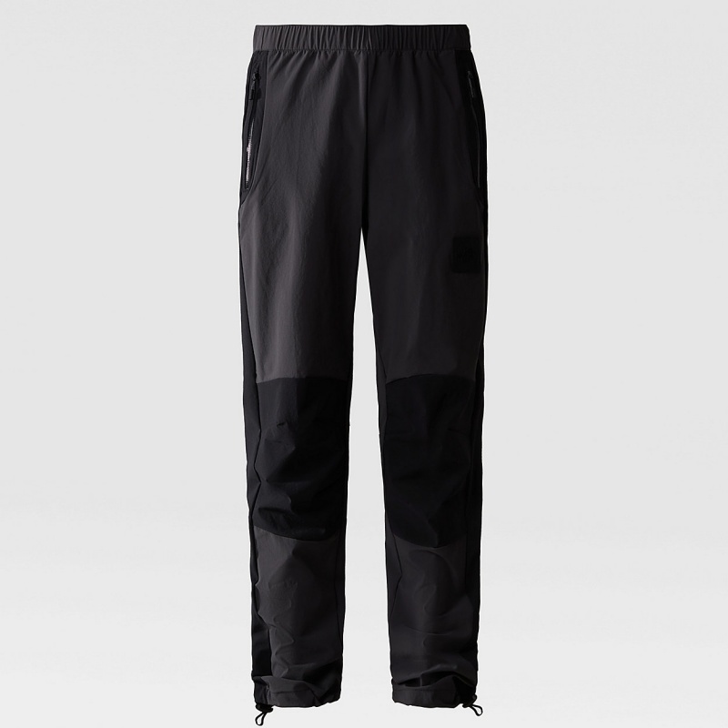 The North Face NSE Shell Suit Trousers Asphalt Grey - Tnf Black | SVWIEY-863