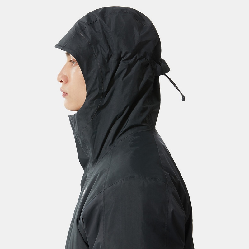 The North Face New DryVent™ Down Triclimate Jacket Asphalt Grey - Tnf Black | SQJDHW-241