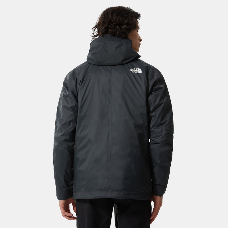 The North Face New DryVent™ Down Triclimate Jacket Asphalt Grey - Tnf Black | SQJDHW-241