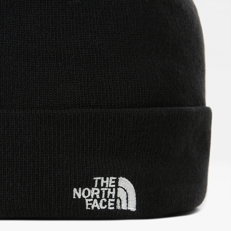 The North Face Norm Shallow Beanie Tnf Black | HMTXKQ-276