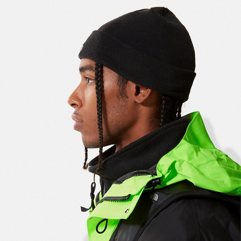 The North Face Norm Shallow Beanie Tnf Black | HMTXKQ-276