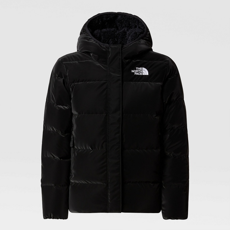 The North Face North Down Fleece-Lined Hooded Parka Tnf Black | YGAUSK-580