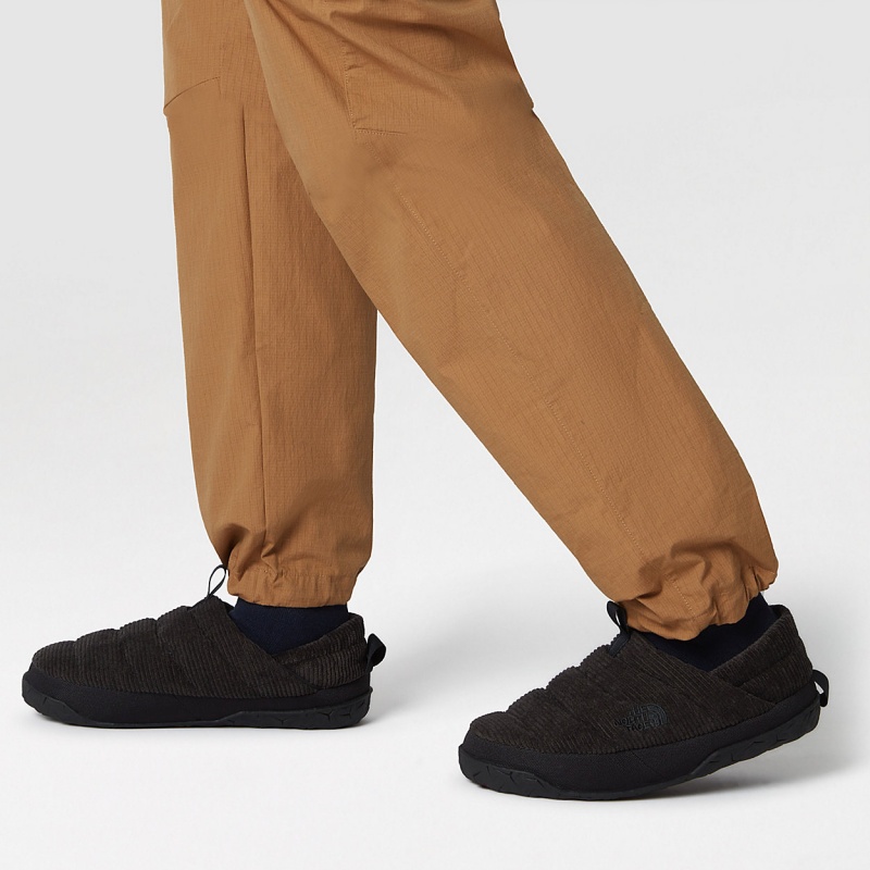 The North Face Nuptse Corduroy Street Mules Tnf Black - Tnf Black | ODERLG-814