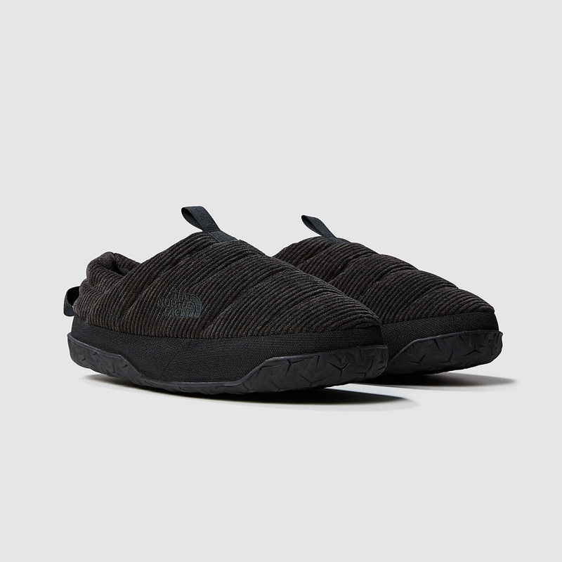 The North Face Nuptse Corduroy Street Mules Tnf Black - Tnf Black | ODERLG-814