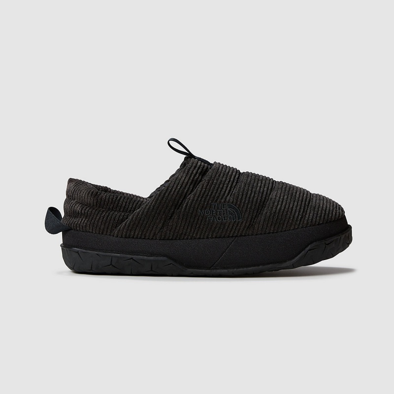 The North Face Nuptse Corduroy Street Mules Tnf Black - Tnf Black | ODERLG-814