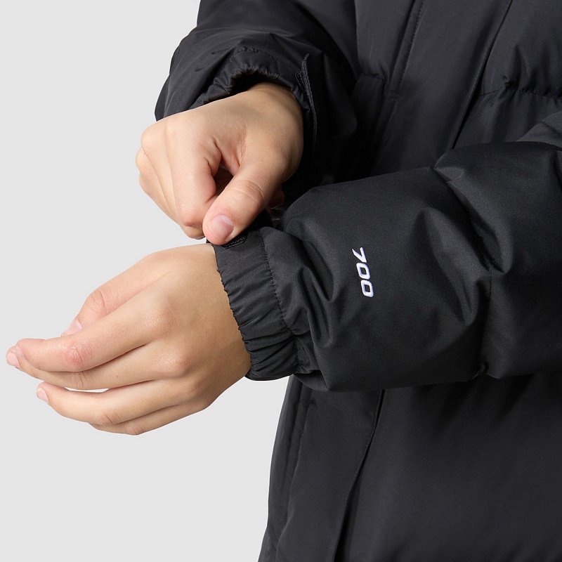 The North Face Nuptse Parka Tnf Black | UCZTGH-358