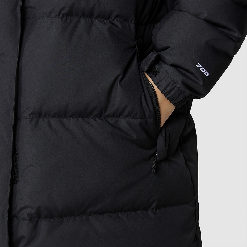 The North Face Nuptse Parka Tnf Black | UCZTGH-358