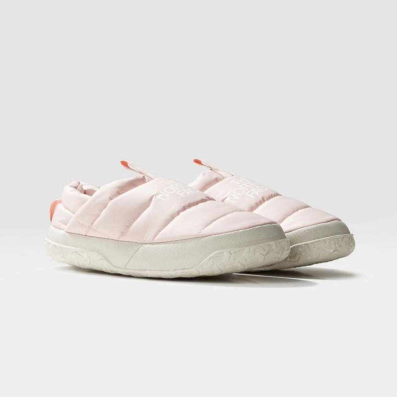 The North Face Nuptse Winter Mules Pink Moss/Sandstone | WFURXN-496