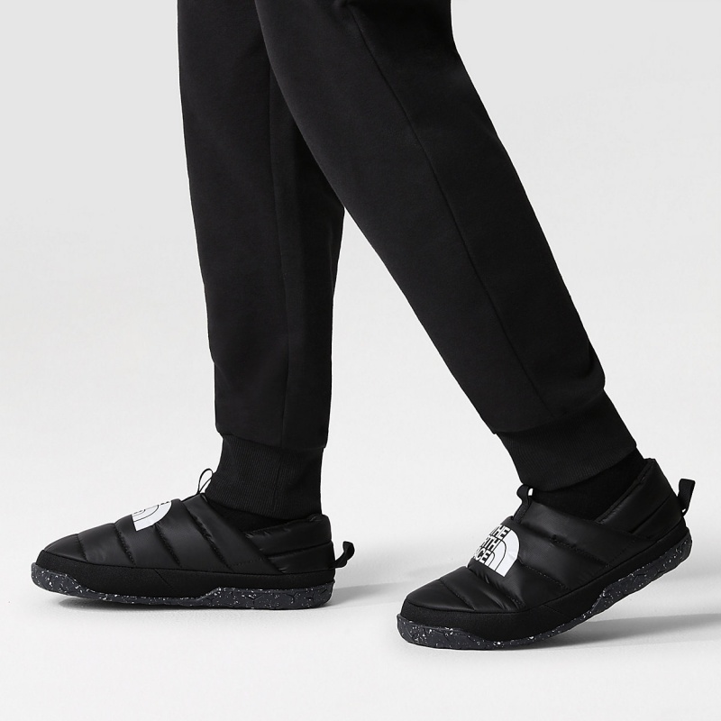 The North Face Nuptse Winter Mules Tnf Black - Tnf White | QIGHKR-375