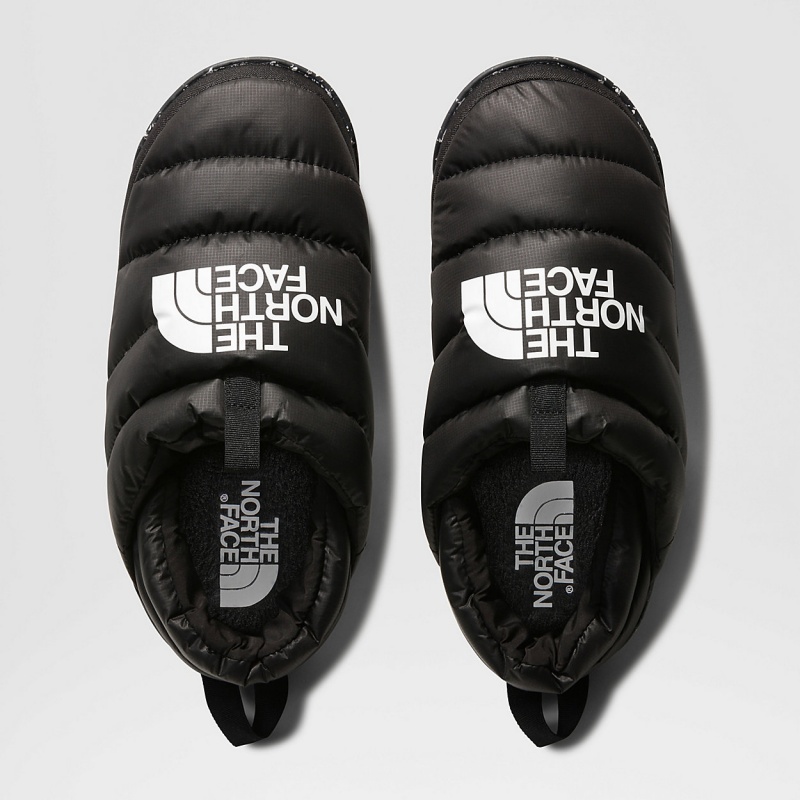 The North Face Nuptse Winter Mules Tnf Black - Tnf White | QIGHKR-375