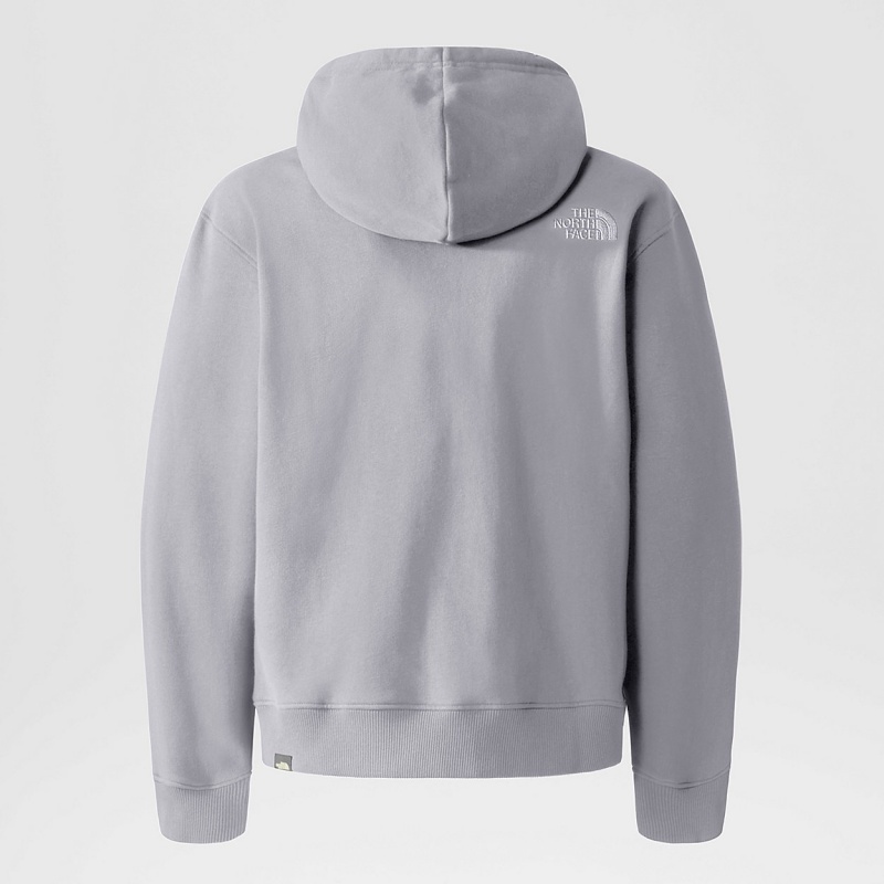 The North Face Oversized Hoodie Tnf Light Grey Heather | TWISZY-275