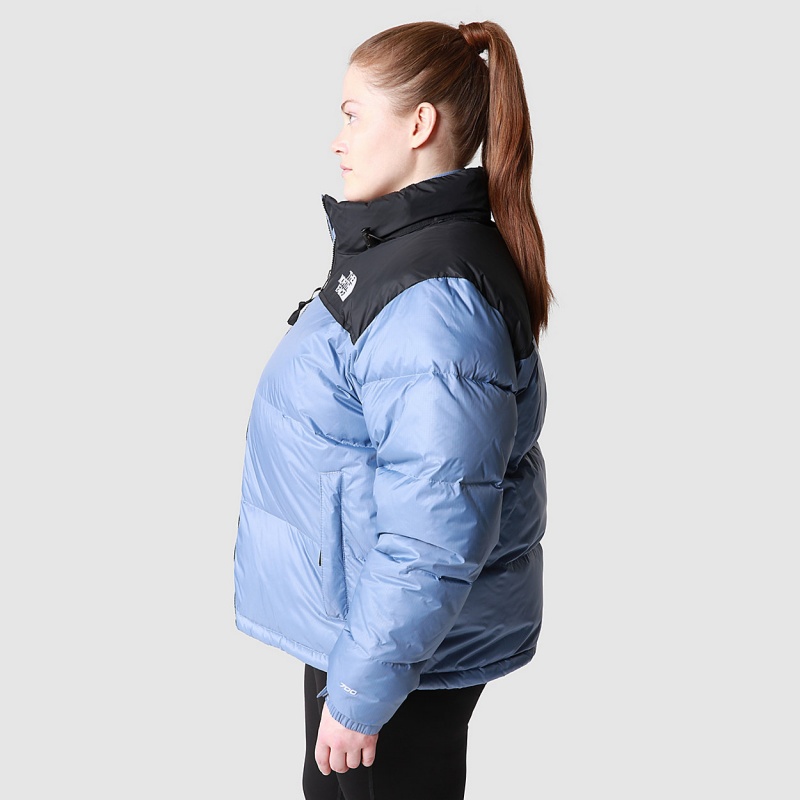 The North Face Plus Size 1996 Retro Nuptse Down Jacket Rose Dawn | WFMBYZ-631