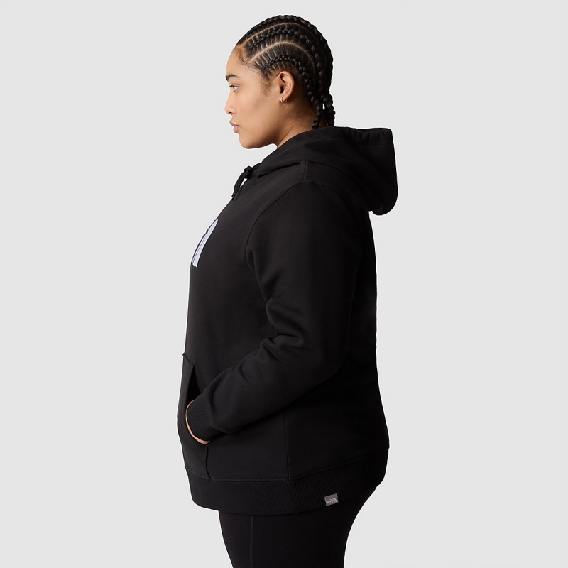 The North Face Plus Size Drew Peak Pullover Hoodie Tnf Black | RLYXFZ-327