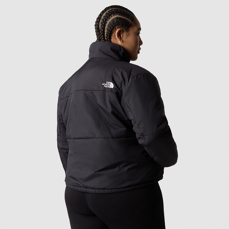 The North Face Plus Size Gosei Puffer Jacket Tnf Black | LGSVYO-179