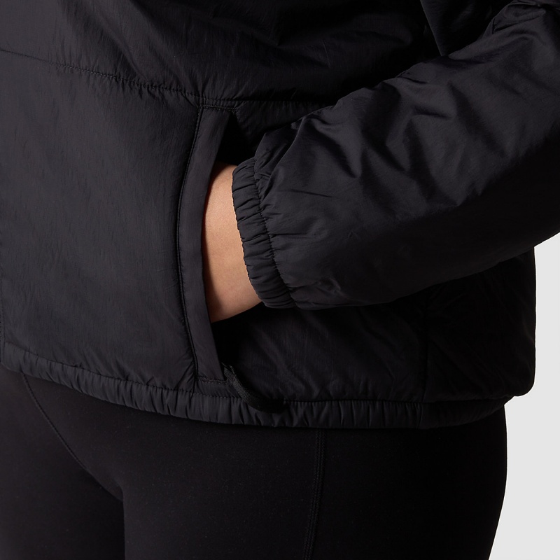 The North Face Plus Size Gosei Puffer Jacket Tnf Black | LGSVYO-179