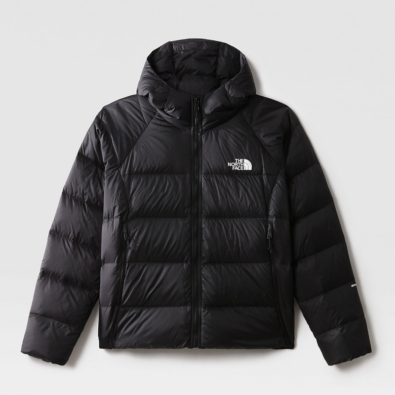 The North Face Plus Size Hyalite Down Hooded Jacket Tnf Black | BDGUNE-195