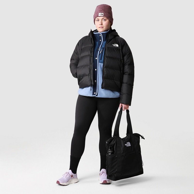 The North Face Plus Size Hyalite Down Hooded Jacket Tnf Black | BDGUNE-195