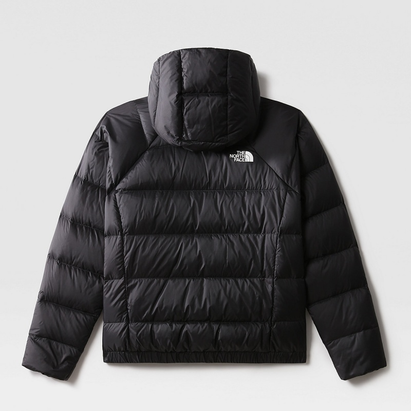 The North Face Plus Size Hyalite Down Hooded Jacket Tnf Black | BDGUNE-195