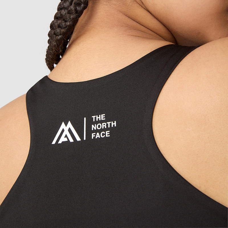 The North Face Plus Size Mountain Athletics Bra Asphalt Grey - Tnf Black | FQRGDB-247