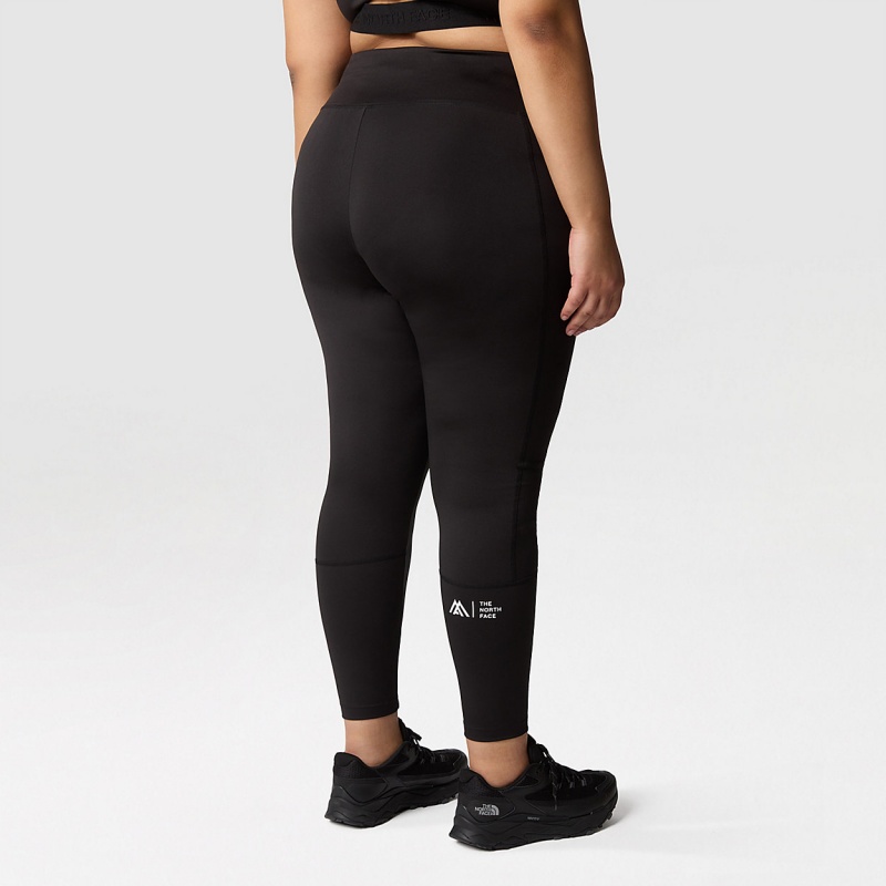 The North Face Plus Size Mountain Athletics Leggings Asphalt Grey - Tnf Black | WLTKHV-421