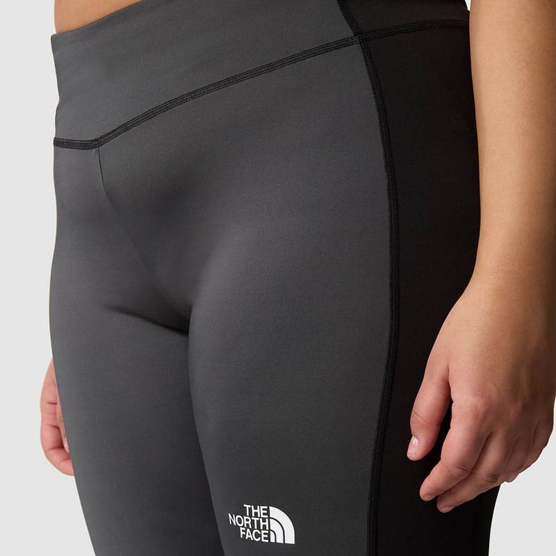 The North Face Plus Size Mountain Athletics Leggings Asphalt Grey - Tnf Black | WLTKHV-421