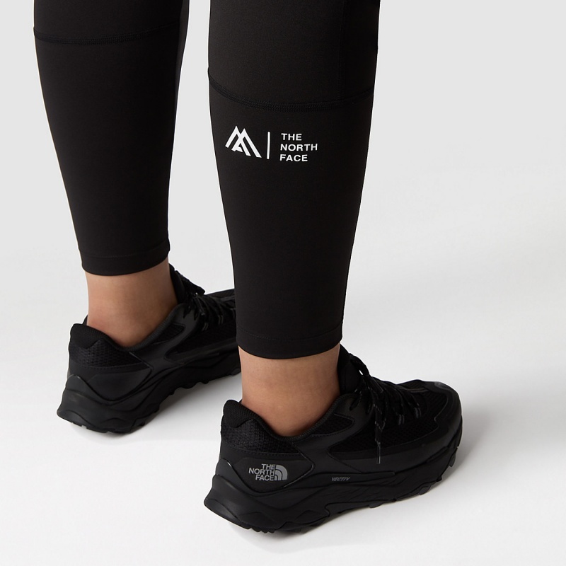 The North Face Plus Size Mountain Athletics Leggings Asphalt Grey - Tnf Black | WLTKHV-421