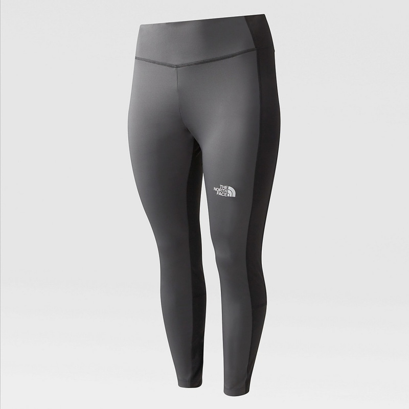 The North Face Plus Size Mountain Athletics Leggings Asphalt Grey - Tnf Black | WLTKHV-421