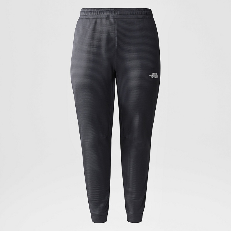 The North Face Plus Size Mountain Athletics Fleece Trousers Asphalt Grey - Tnf Black | FJANBC-847