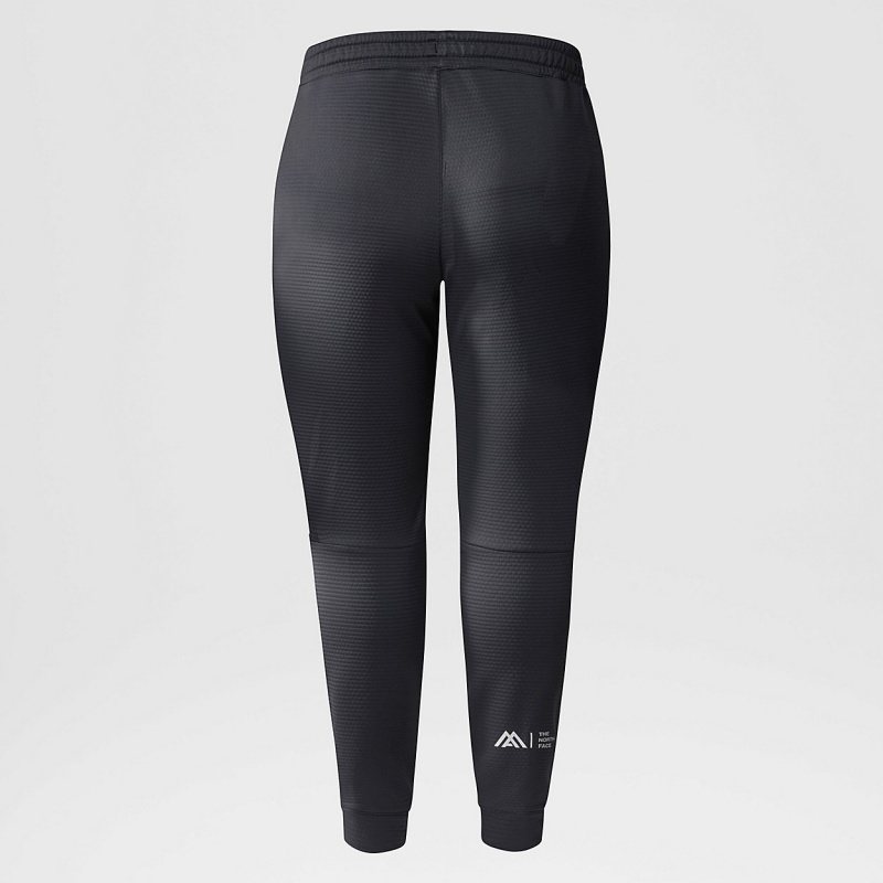 The North Face Plus Size Mountain Athletics Fleece Trousers Asphalt Grey - Tnf Black | FJANBC-847