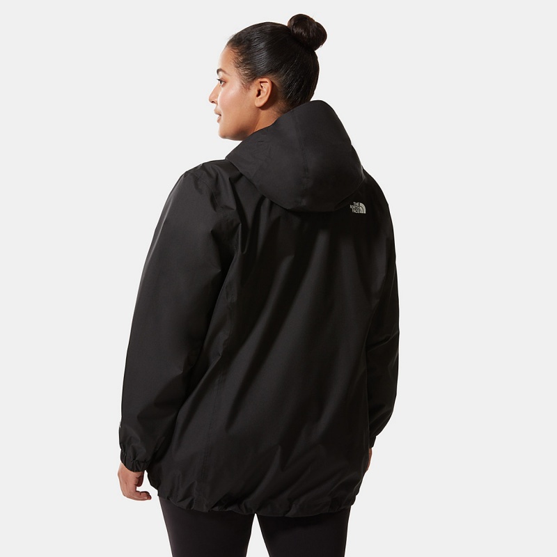 The North Face Plus Size Quest Jacket Tnf Black | XILQUJ-854