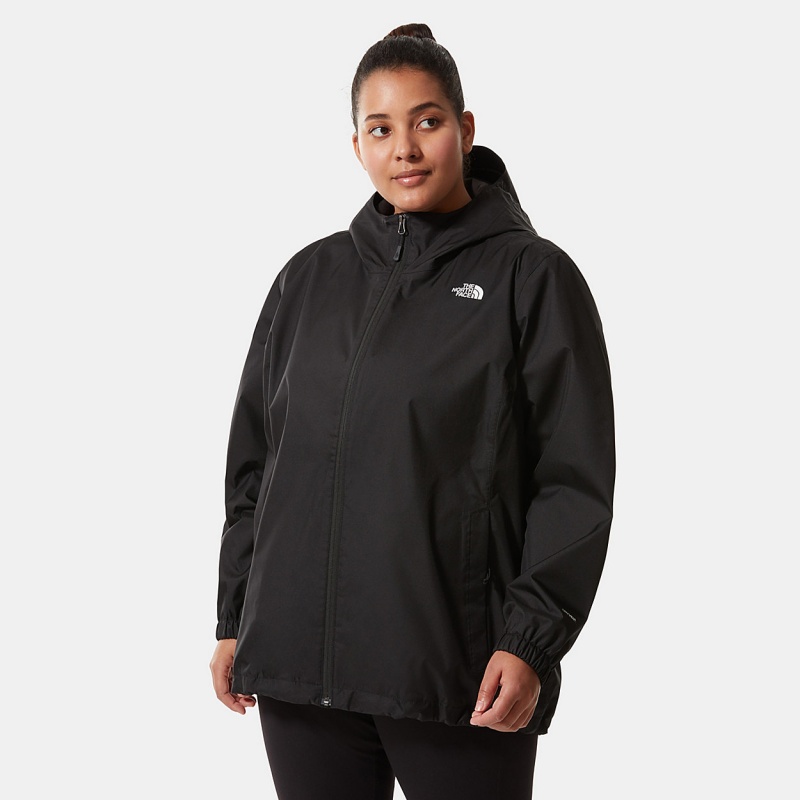 The North Face Plus Size Quest Jacket Tnf Black | XILQUJ-854