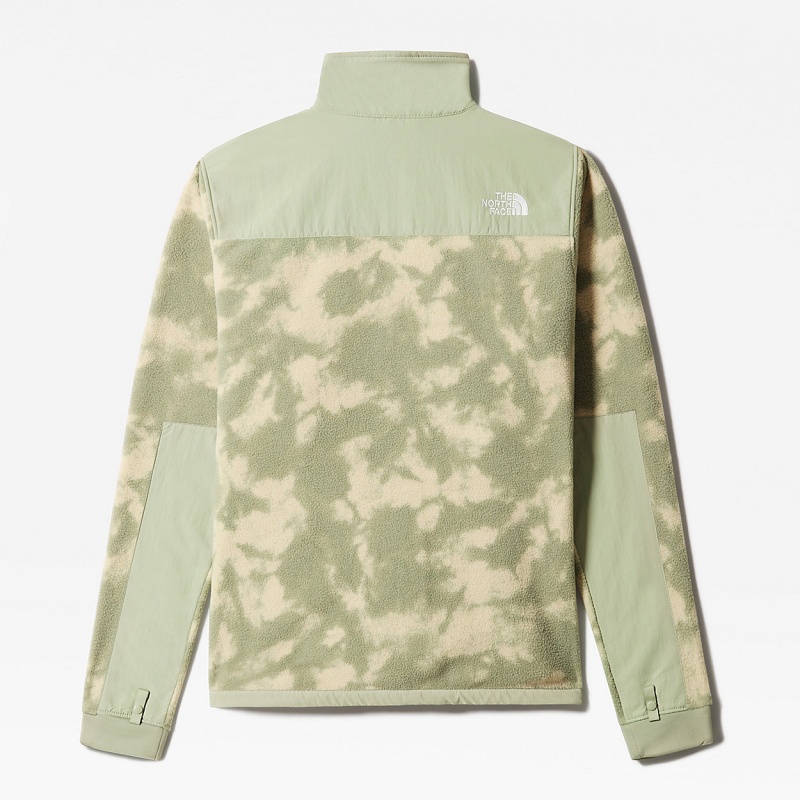 The North Face Printed Denali 2 Fleece Jacket Gravel Retro Dye Print | LUYART-548