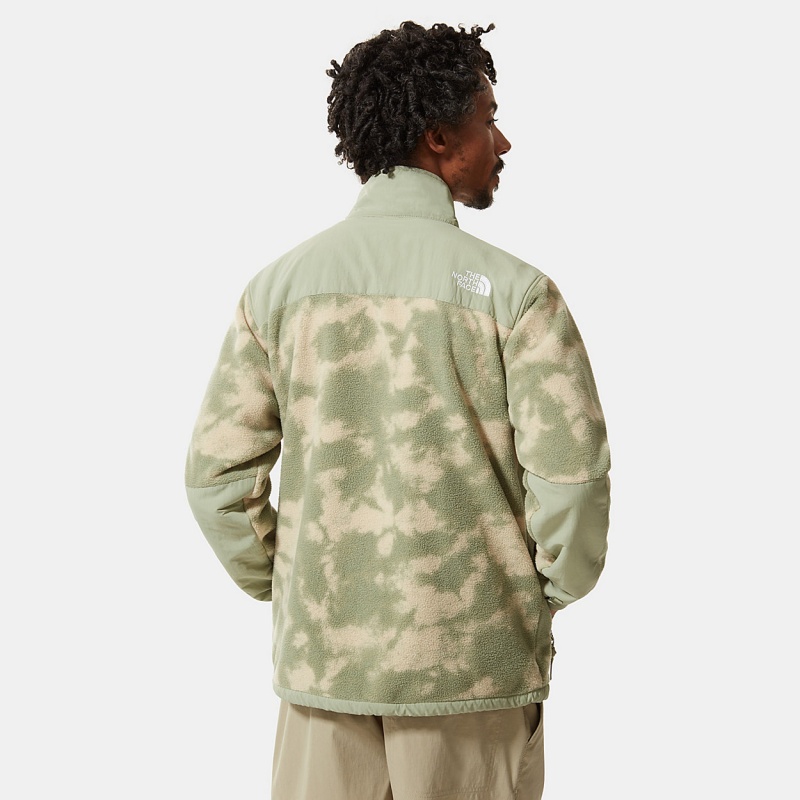 The North Face Printed Denali 2 Fleece Jacket Gravel Retro Dye Print | LUYART-548