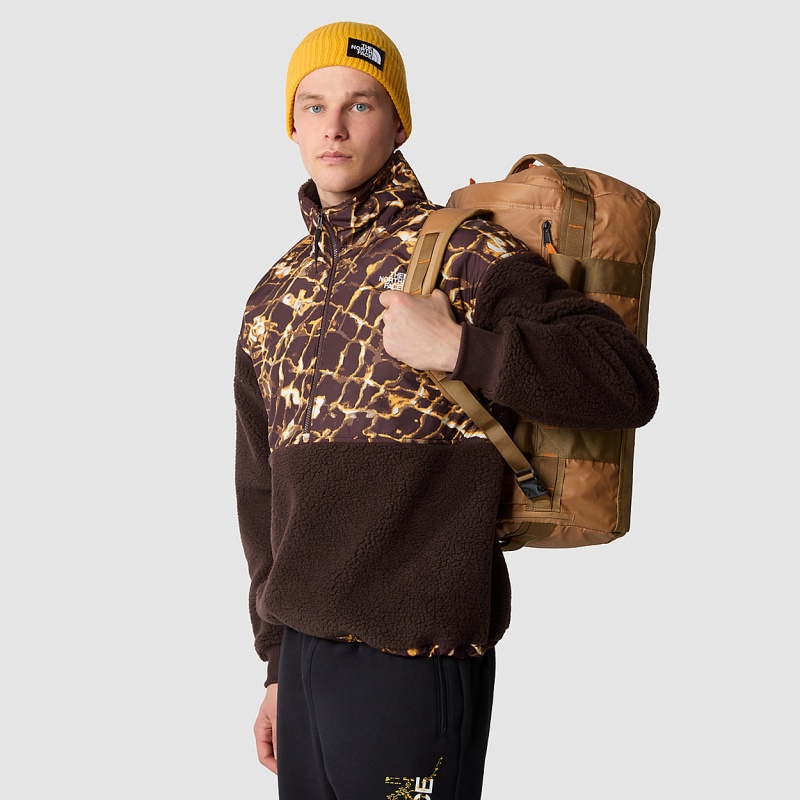 The North Face Printed Platte High-Pile Fleece Coal Brown - Coal Brown Water Distortion Print | JPFDIC-802