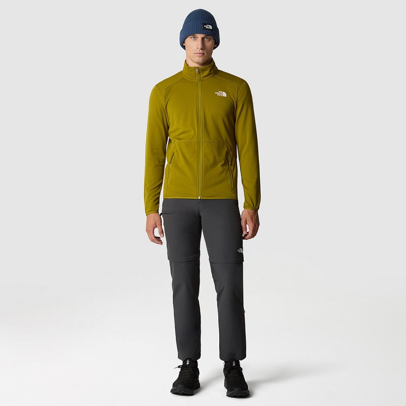 The North Face Quest Fleece Jacket Sulphur Moss | XRCAMT-501