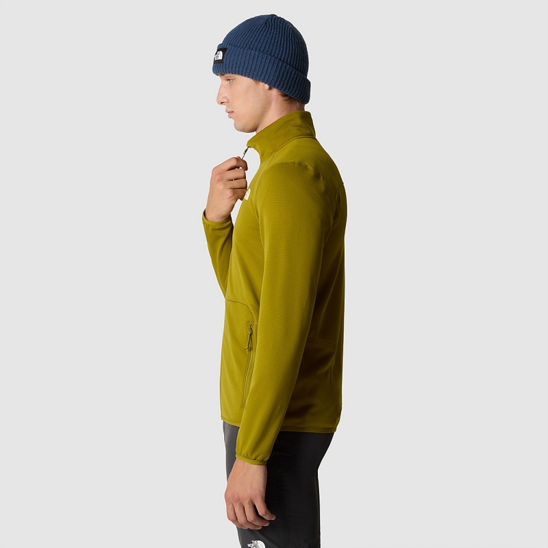 The North Face Quest Fleece Jacket Sulphur Moss | XRCAMT-501