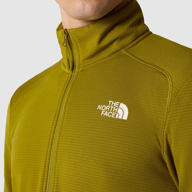 The North Face Quest Fleece Jacket Sulphur Moss | XRCAMT-501