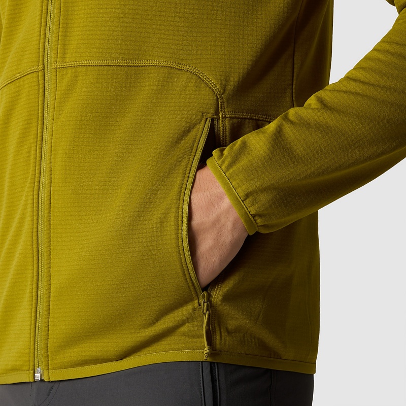 The North Face Quest Fleece Jacket Sulphur Moss | XRCAMT-501