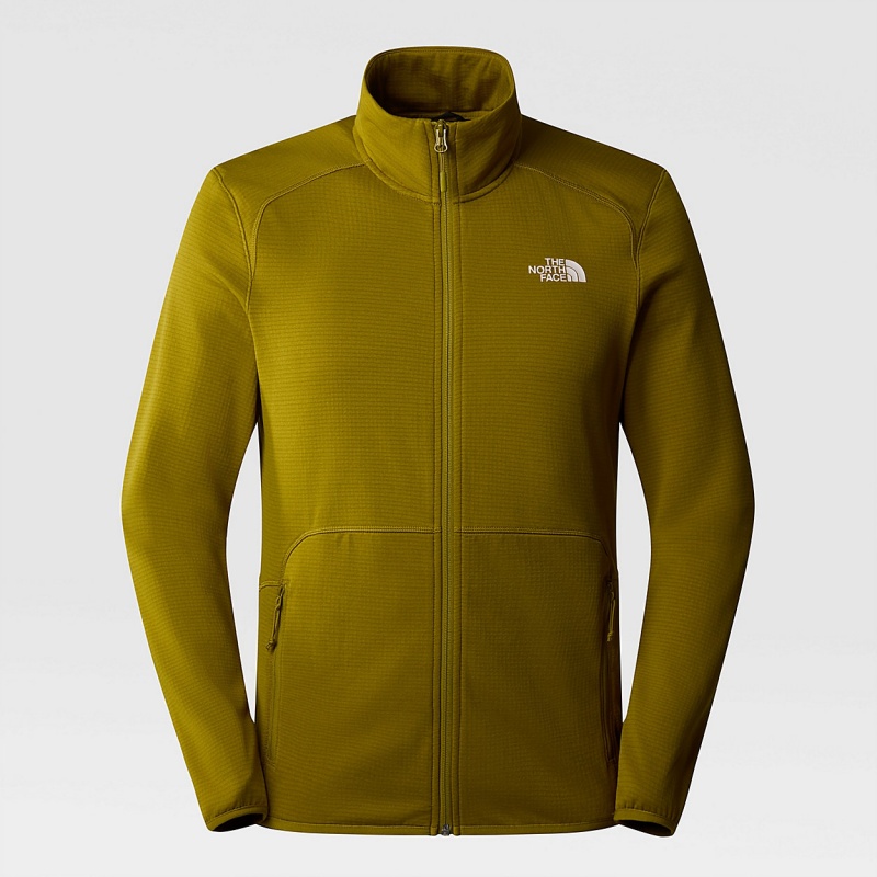 The North Face Quest Fleece Jacket Sulphur Moss | XRCAMT-501