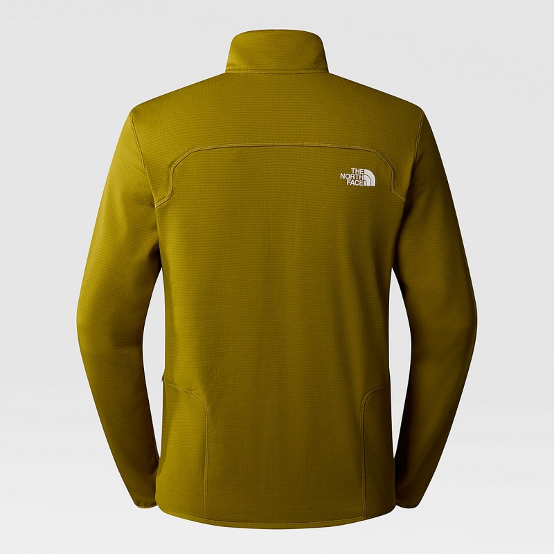 The North Face Quest Fleece Jacket Sulphur Moss | XRCAMT-501