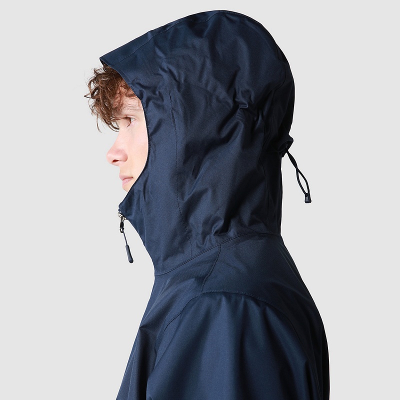 The North Face Quest Hooded Jacket Summit Navy | PAEXLG-453