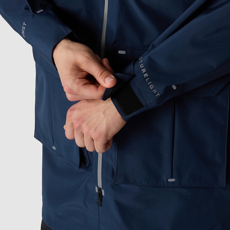 The North Face RMST FUTURELIGHT™ Mountain Parka Summit Navy - Silver Reflective | XOYTGD-941