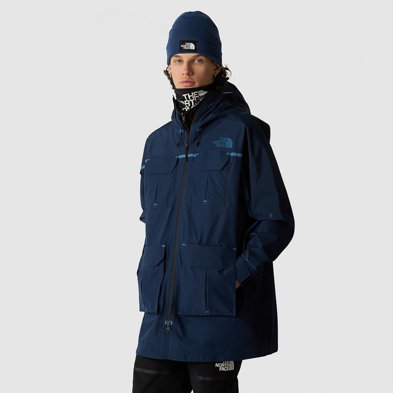 The North Face RMST FUTURELIGHT™ Mountain Parka Summit Navy - Silver Reflective | XOYTGD-941