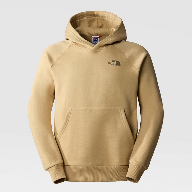 The North Face Raglan Redbox Hoodie Khaki Stone | TASMER-721